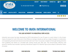 Tablet Screenshot of irata.org